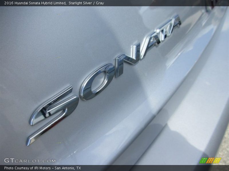 Starlight Silver / Gray 2016 Hyundai Sonata Hybrid Limited