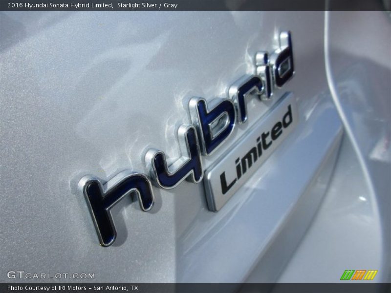 Starlight Silver / Gray 2016 Hyundai Sonata Hybrid Limited