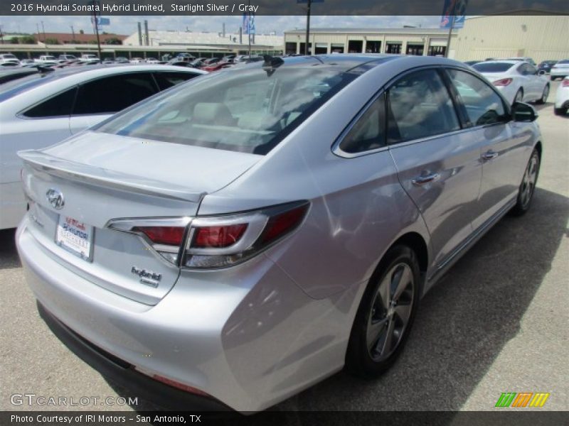 Starlight Silver / Gray 2016 Hyundai Sonata Hybrid Limited