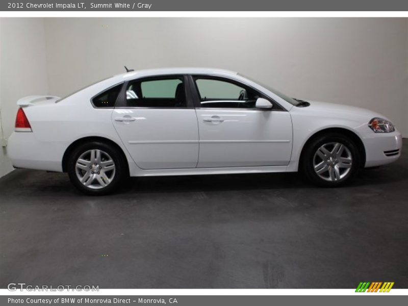 Summit White / Gray 2012 Chevrolet Impala LT