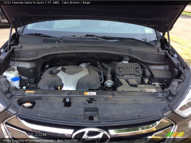 Cabo Bronze / Beige 2013 Hyundai Santa Fe Sport 2.0T AWD