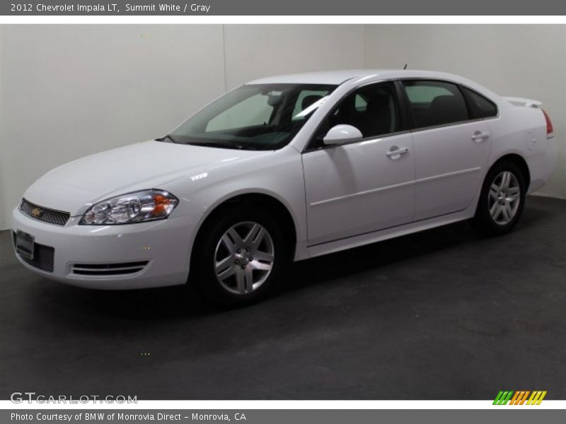 Summit White / Gray 2012 Chevrolet Impala LT