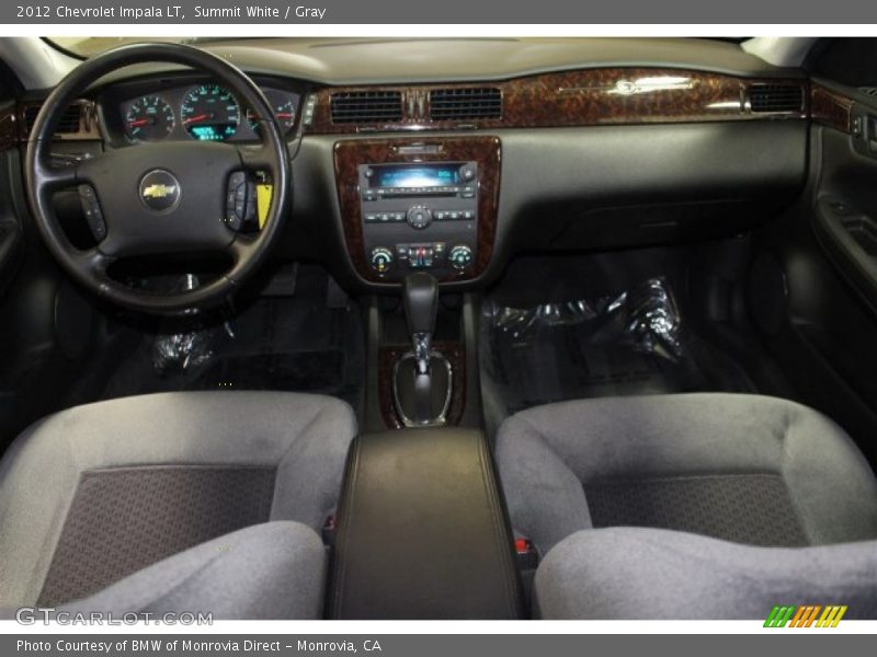 Summit White / Gray 2012 Chevrolet Impala LT