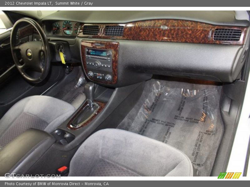 Summit White / Gray 2012 Chevrolet Impala LT