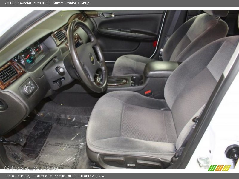 Summit White / Gray 2012 Chevrolet Impala LT