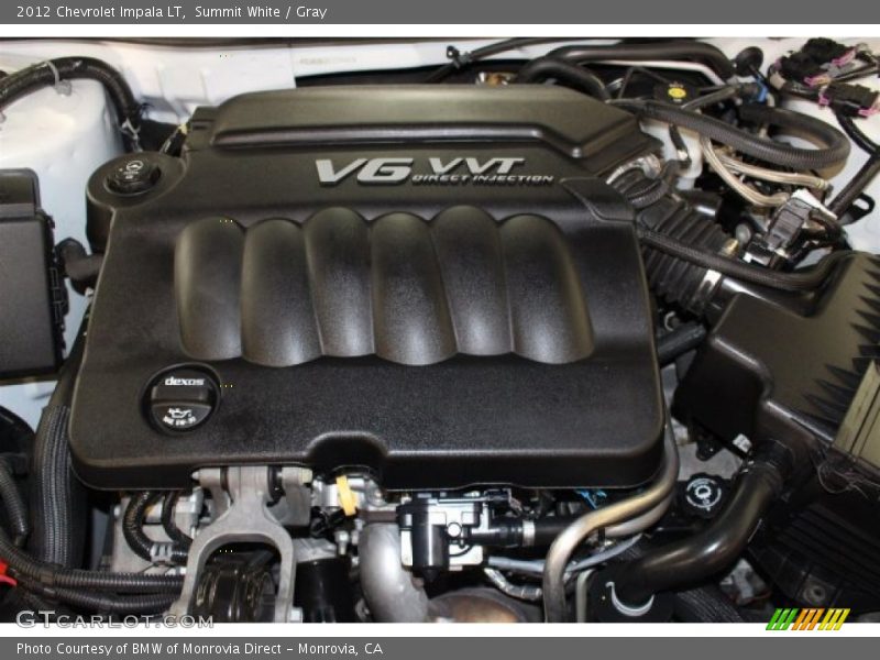 Summit White / Gray 2012 Chevrolet Impala LT