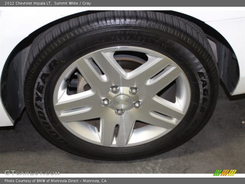 Summit White / Gray 2012 Chevrolet Impala LT