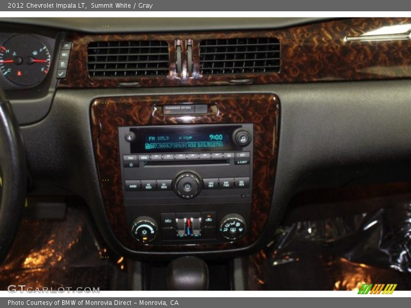 Summit White / Gray 2012 Chevrolet Impala LT