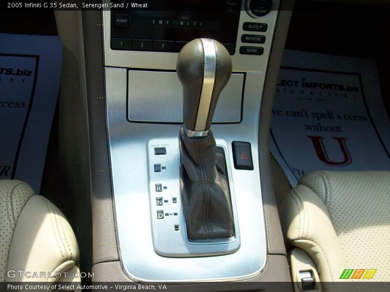Serengeti Sand / Wheat 2005 Infiniti G 35 Sedan