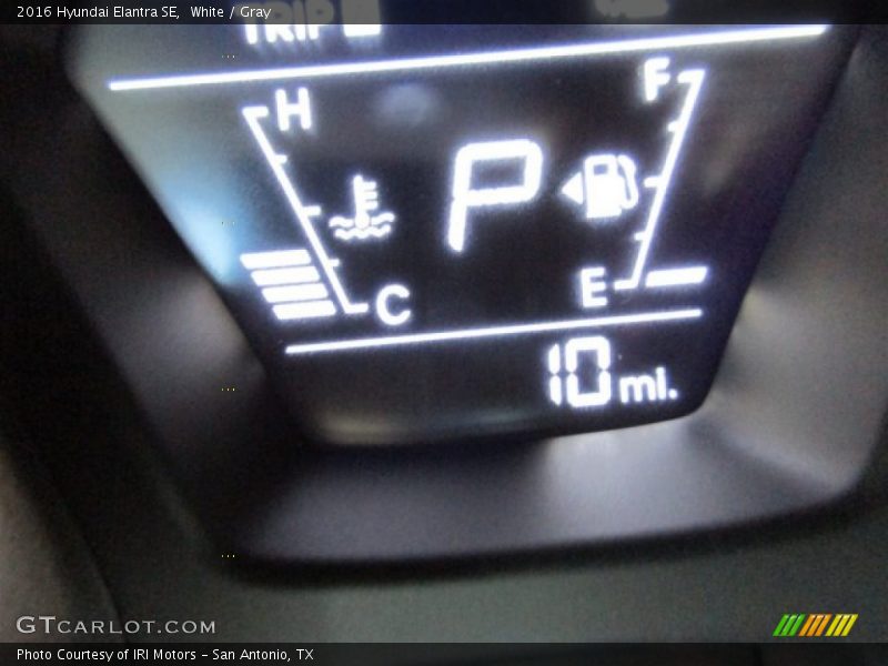 White / Gray 2016 Hyundai Elantra SE