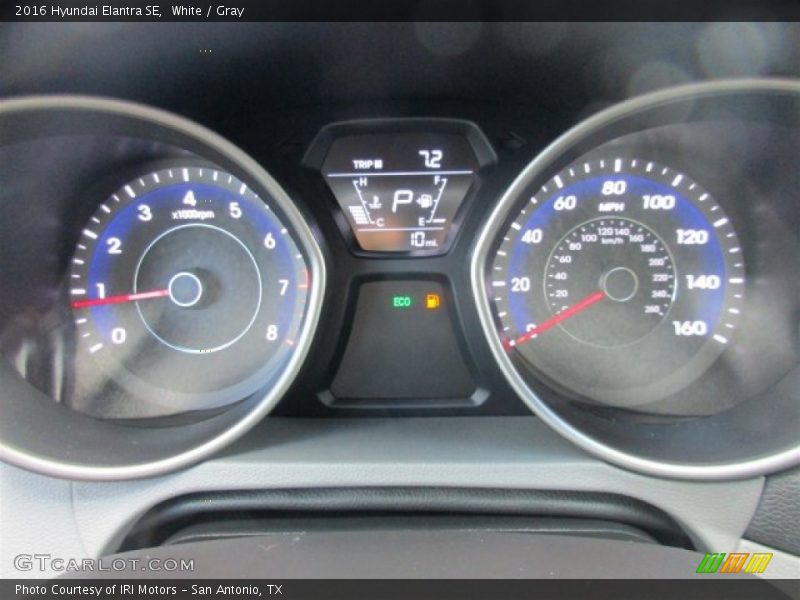 White / Gray 2016 Hyundai Elantra SE