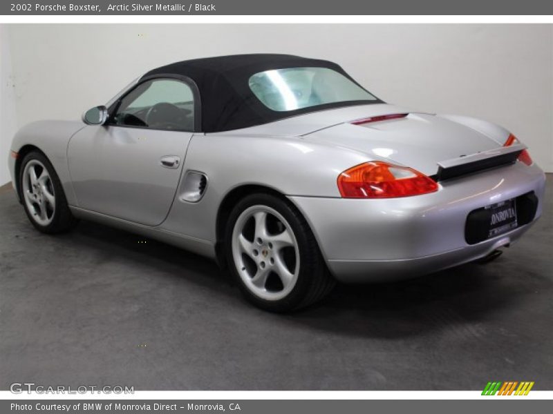 Arctic Silver Metallic / Black 2002 Porsche Boxster
