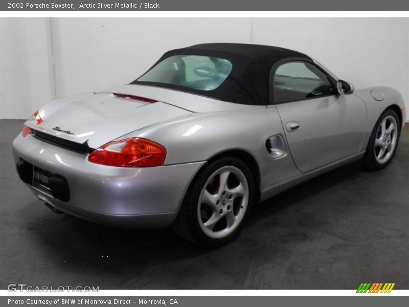 Arctic Silver Metallic / Black 2002 Porsche Boxster