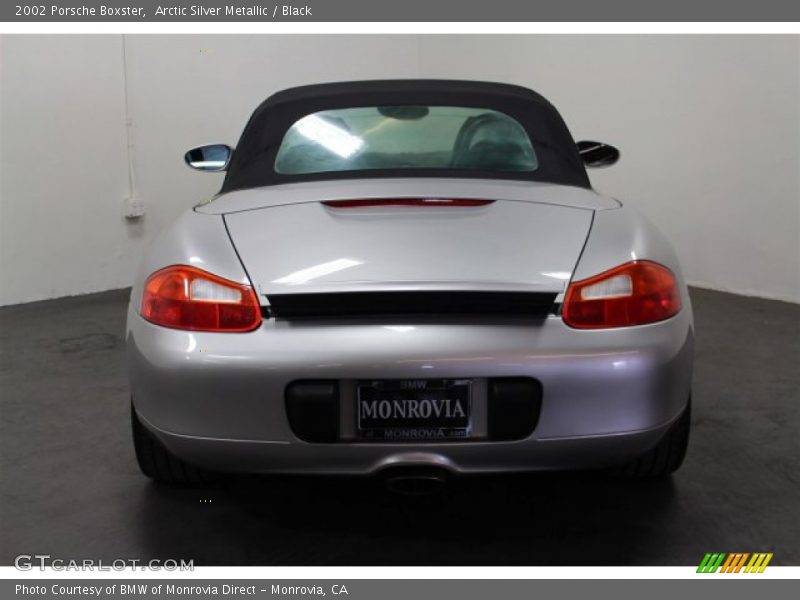 Arctic Silver Metallic / Black 2002 Porsche Boxster