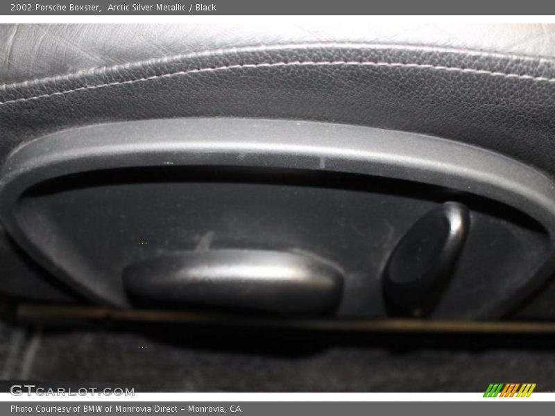 Arctic Silver Metallic / Black 2002 Porsche Boxster