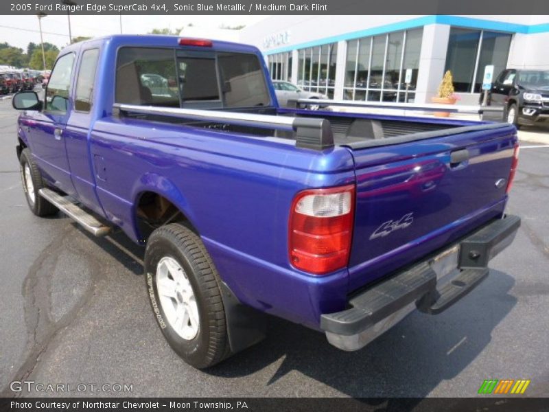 Sonic Blue Metallic / Medium Dark Flint 2005 Ford Ranger Edge SuperCab 4x4