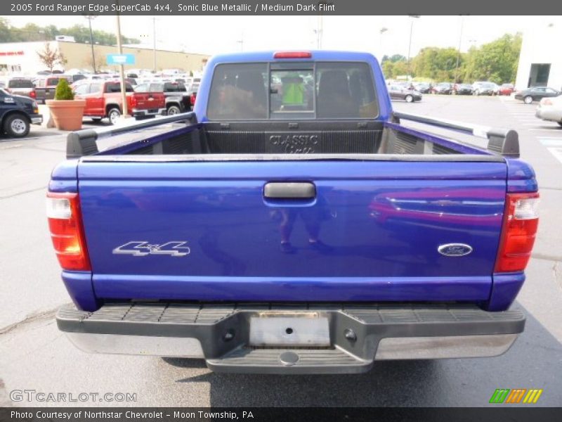 Sonic Blue Metallic / Medium Dark Flint 2005 Ford Ranger Edge SuperCab 4x4