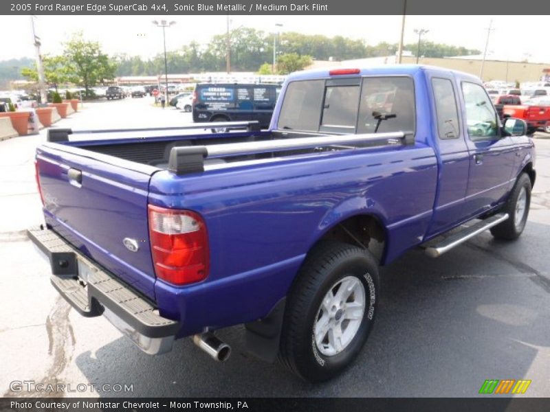 Sonic Blue Metallic / Medium Dark Flint 2005 Ford Ranger Edge SuperCab 4x4