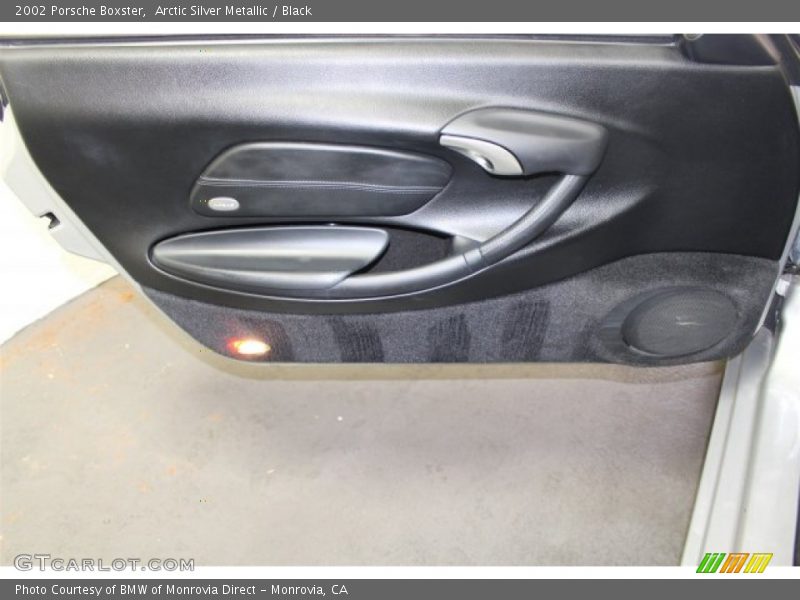 Arctic Silver Metallic / Black 2002 Porsche Boxster