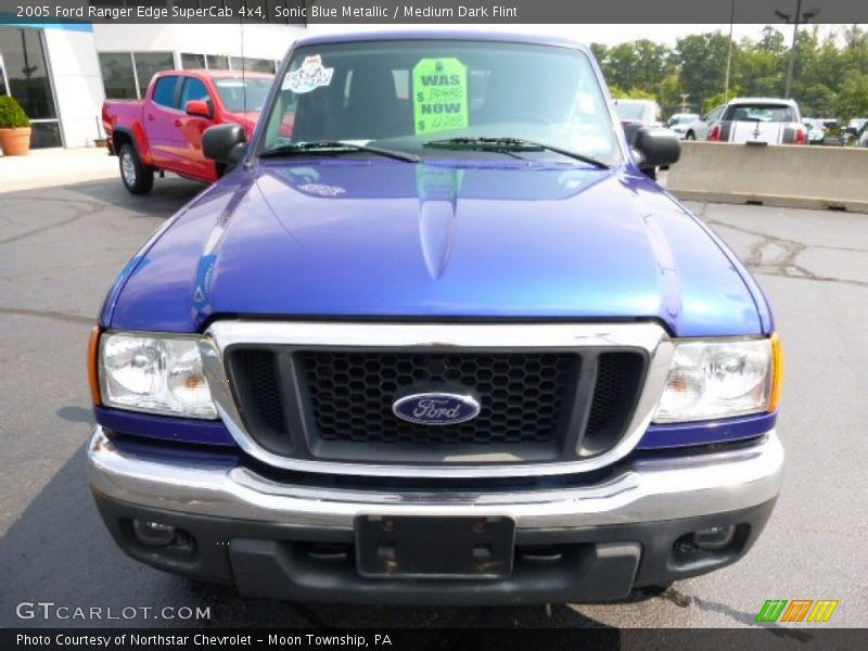 Sonic Blue Metallic / Medium Dark Flint 2005 Ford Ranger Edge SuperCab 4x4