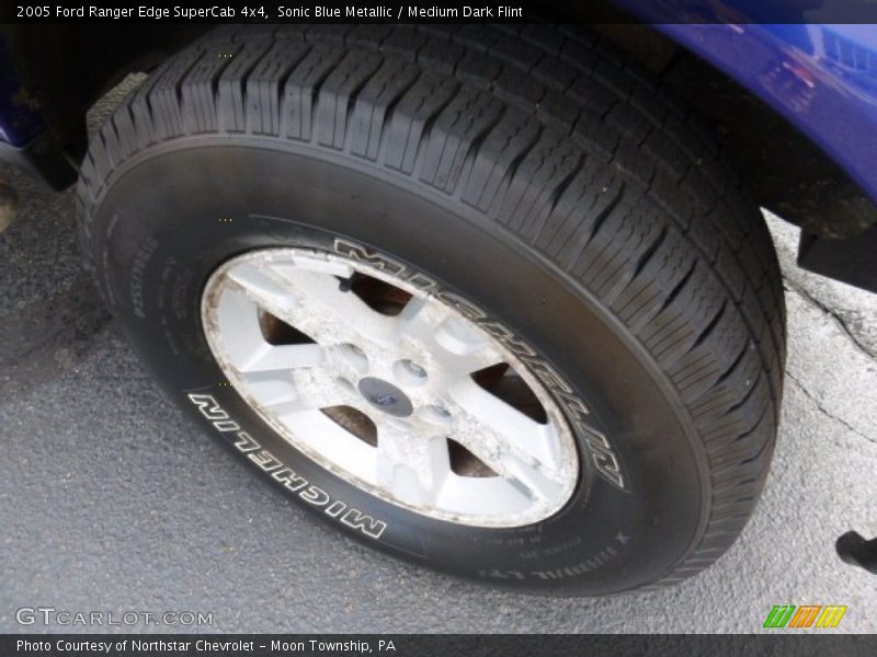 Sonic Blue Metallic / Medium Dark Flint 2005 Ford Ranger Edge SuperCab 4x4