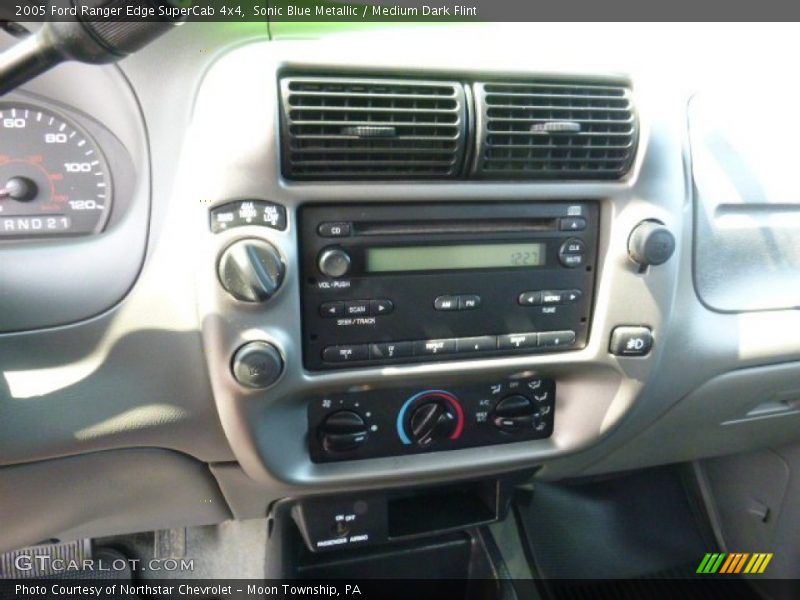 Sonic Blue Metallic / Medium Dark Flint 2005 Ford Ranger Edge SuperCab 4x4