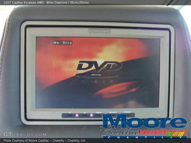 White Diamond / Ebony/Ebony 2007 Cadillac Escalade AWD