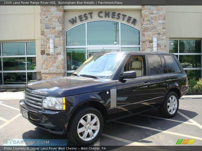 Buckingham Blue Metallic / Parchment/Navy 2006 Land Rover Range Rover HSE