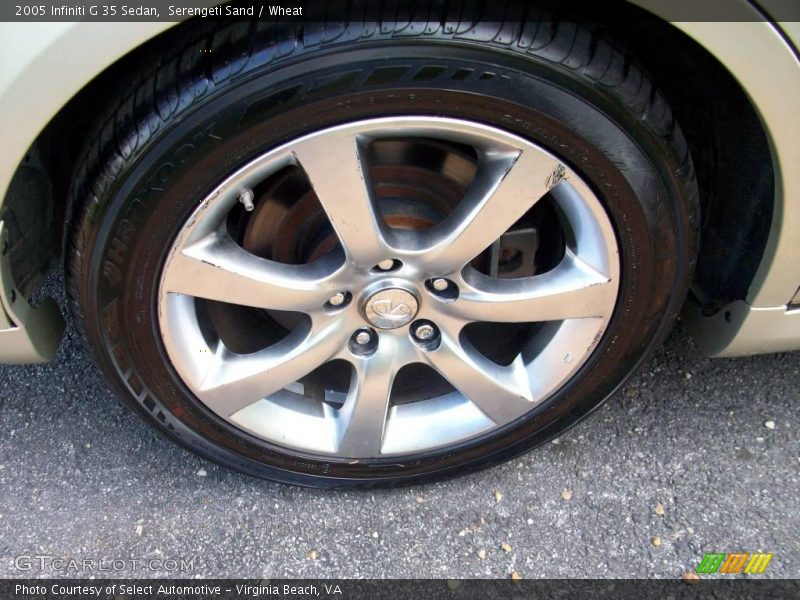 Serengeti Sand / Wheat 2005 Infiniti G 35 Sedan