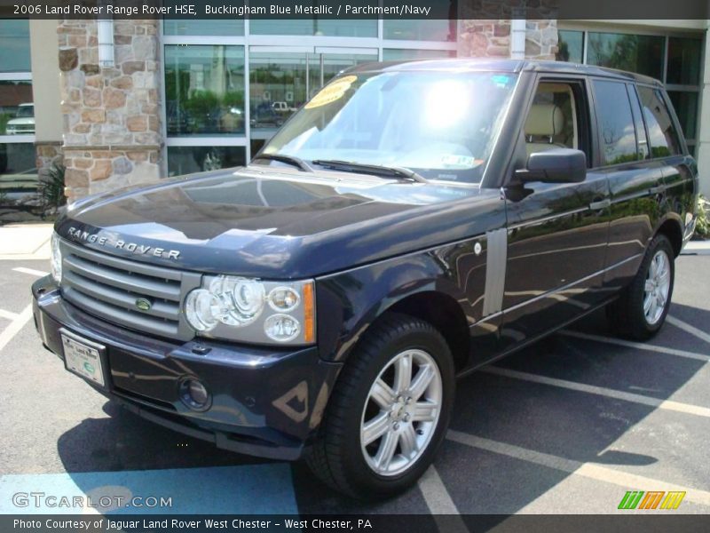 Buckingham Blue Metallic / Parchment/Navy 2006 Land Rover Range Rover HSE