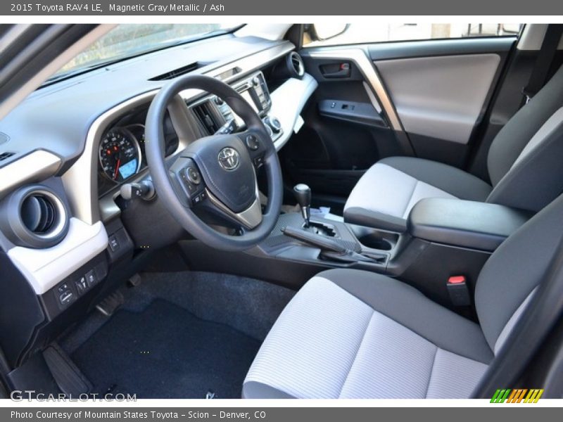 Magnetic Gray Metallic / Ash 2015 Toyota RAV4 LE