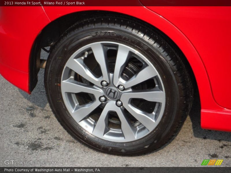 Milano Red / Sport Black 2013 Honda Fit Sport