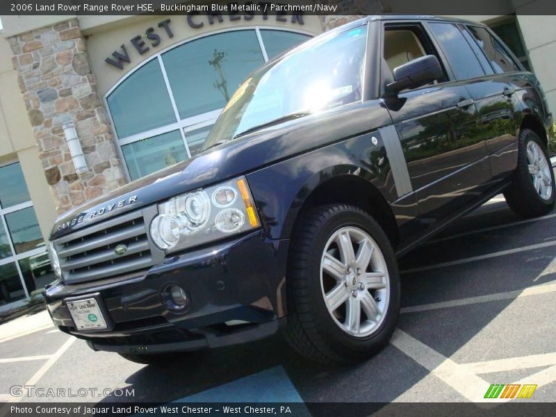 Buckingham Blue Metallic / Parchment/Navy 2006 Land Rover Range Rover HSE