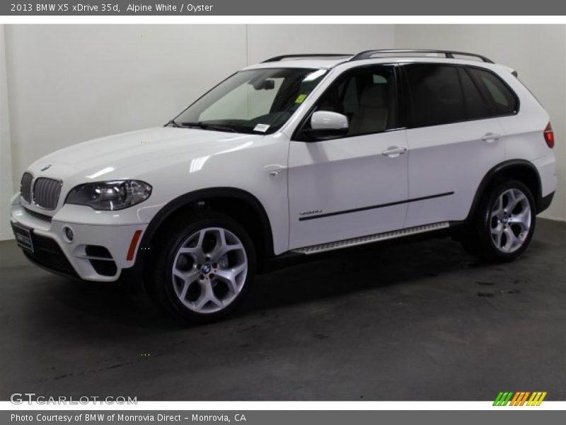 Alpine White / Oyster 2013 BMW X5 xDrive 35d