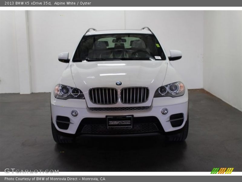 Alpine White / Oyster 2013 BMW X5 xDrive 35d
