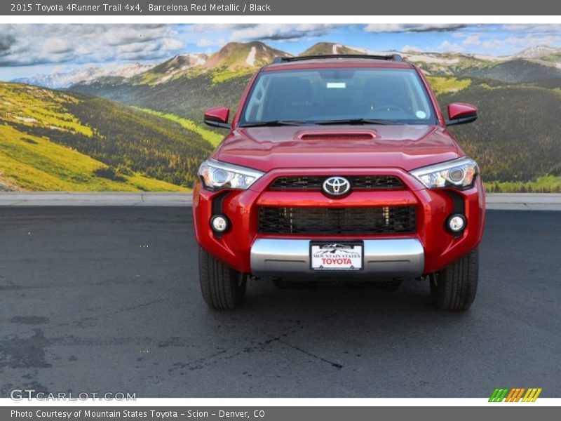 Barcelona Red Metallic / Black 2015 Toyota 4Runner Trail 4x4