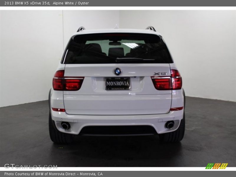 Alpine White / Oyster 2013 BMW X5 xDrive 35d