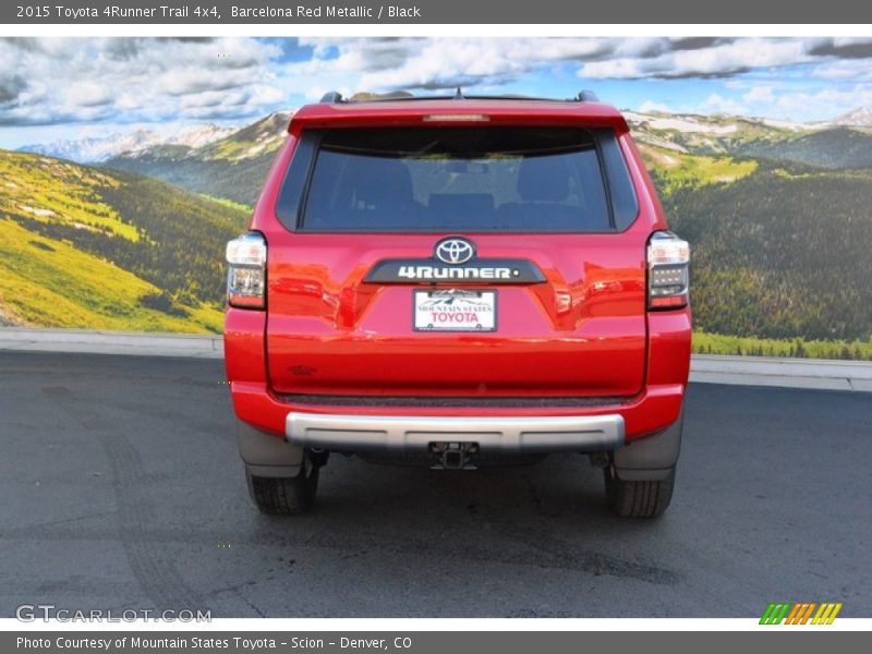 Barcelona Red Metallic / Black 2015 Toyota 4Runner Trail 4x4