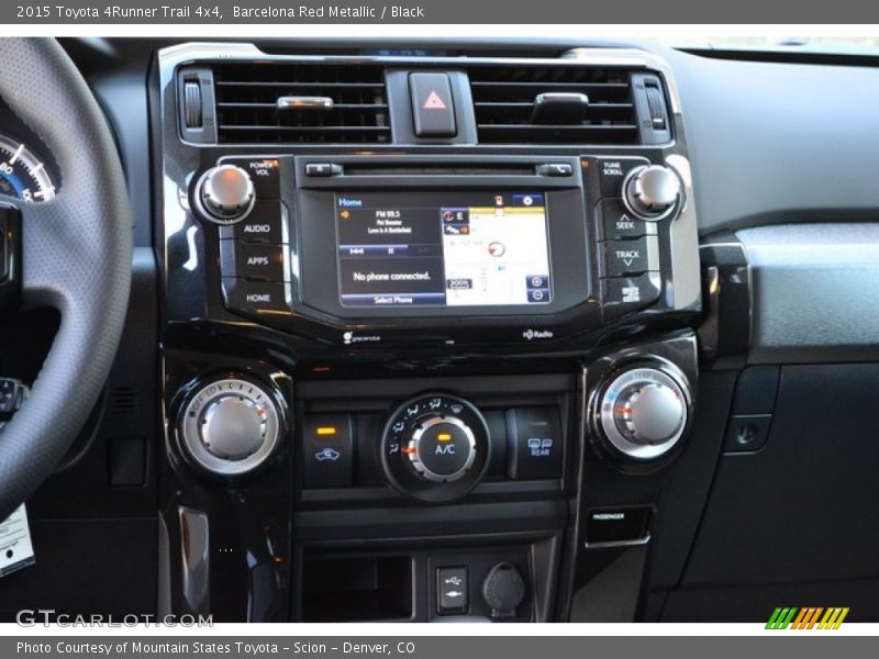Barcelona Red Metallic / Black 2015 Toyota 4Runner Trail 4x4