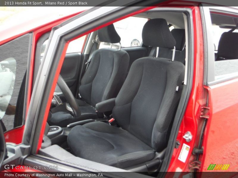 Milano Red / Sport Black 2013 Honda Fit Sport