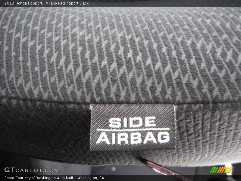 Milano Red / Sport Black 2013 Honda Fit Sport