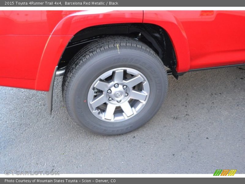Barcelona Red Metallic / Black 2015 Toyota 4Runner Trail 4x4