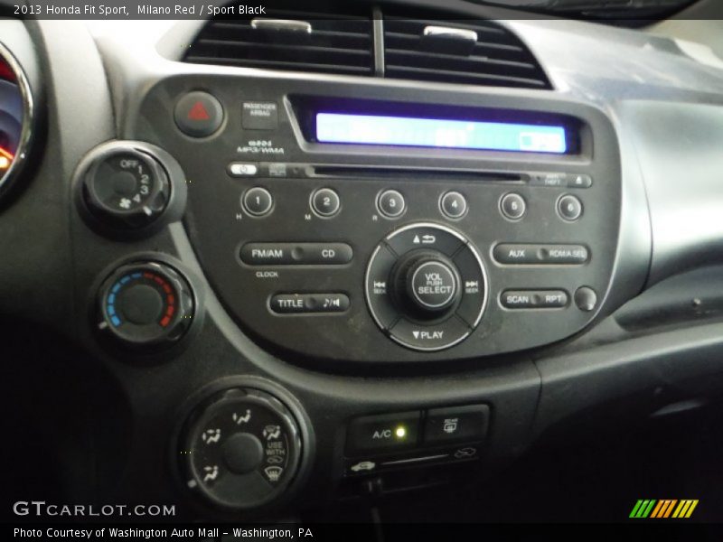 Milano Red / Sport Black 2013 Honda Fit Sport