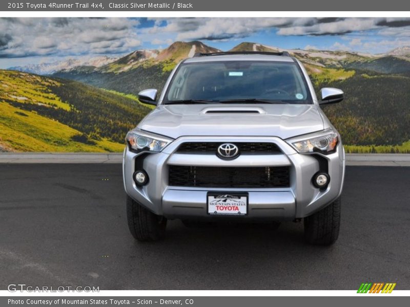 Classic Silver Metallic / Black 2015 Toyota 4Runner Trail 4x4