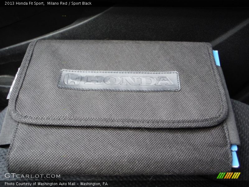 Milano Red / Sport Black 2013 Honda Fit Sport