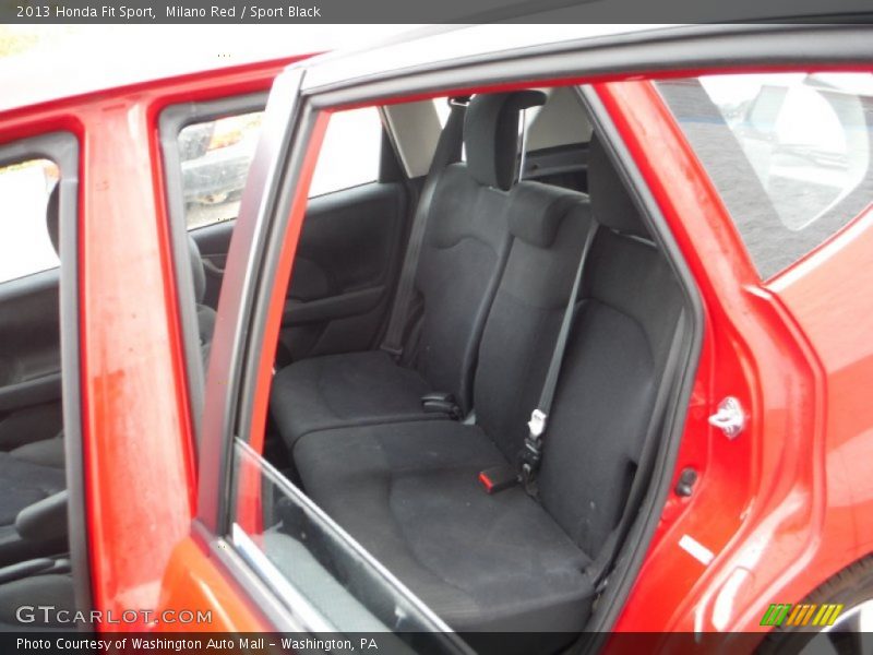 Milano Red / Sport Black 2013 Honda Fit Sport