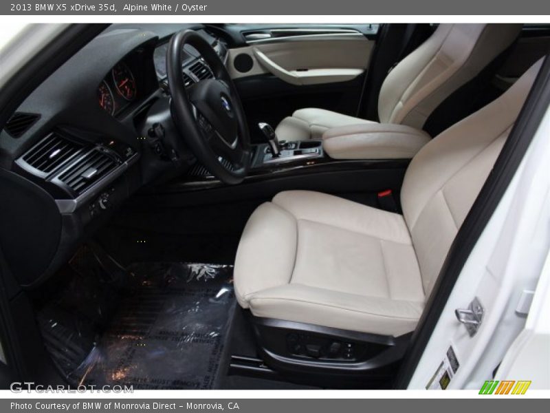 Alpine White / Oyster 2013 BMW X5 xDrive 35d
