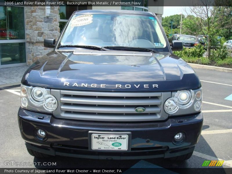 Buckingham Blue Metallic / Parchment/Navy 2006 Land Rover Range Rover HSE
