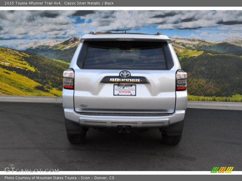 Classic Silver Metallic / Black 2015 Toyota 4Runner Trail 4x4