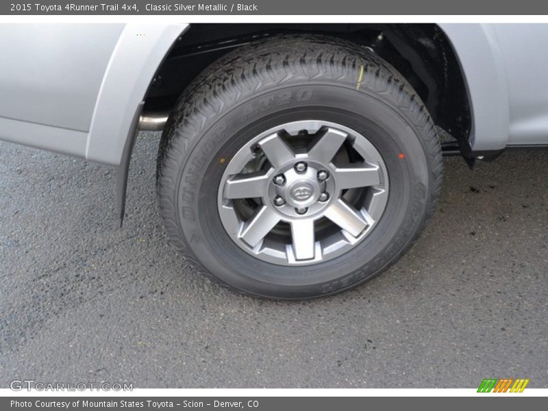 Classic Silver Metallic / Black 2015 Toyota 4Runner Trail 4x4